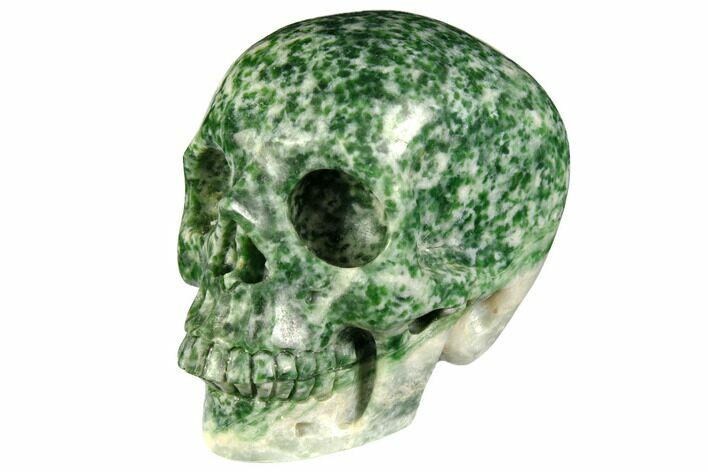Realistic, Polished Hamine Jasper Skull #151004